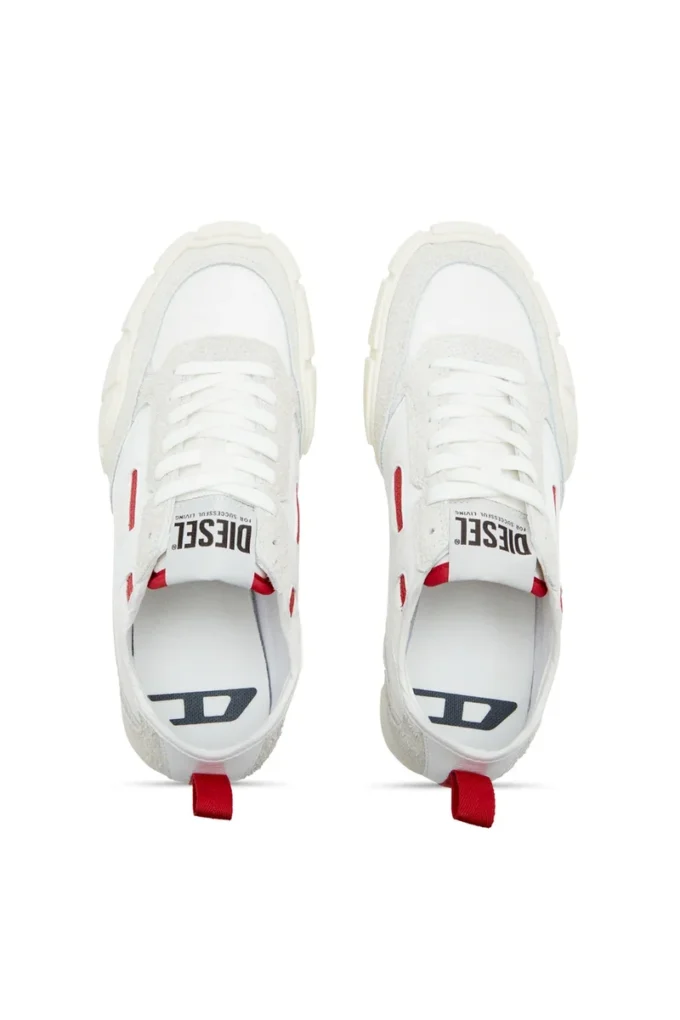 s-pagodha low w S-Pagodha-Sneakers en cuir, daim et ripstop