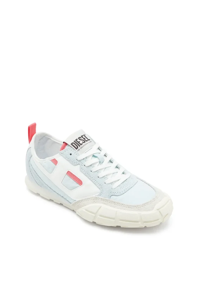 s-pagodha low w S-Pagodha-Sneakers en cuir, daim et ripstop