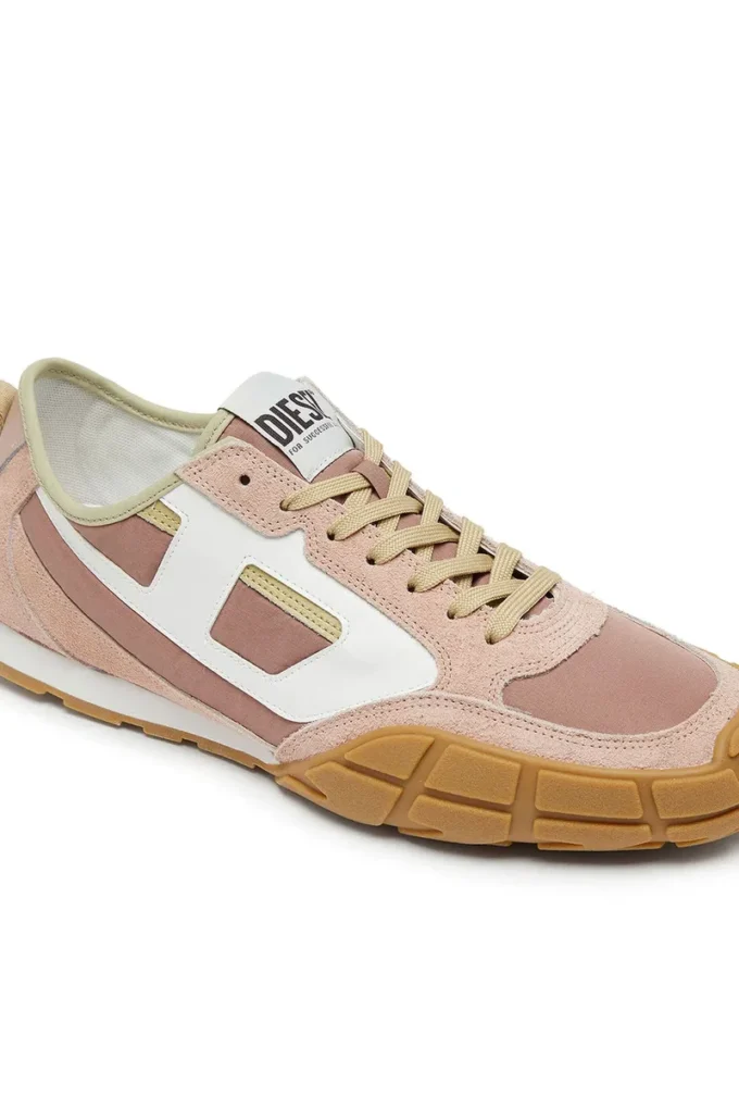 s-pagodha low w S-Pagodha-Sneakers en cuir, daim et ripstop