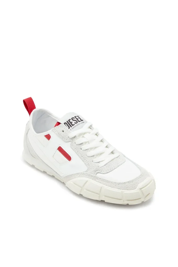 s-pagodha low w S-Pagodha-Sneakers en cuir, daim et ripstop