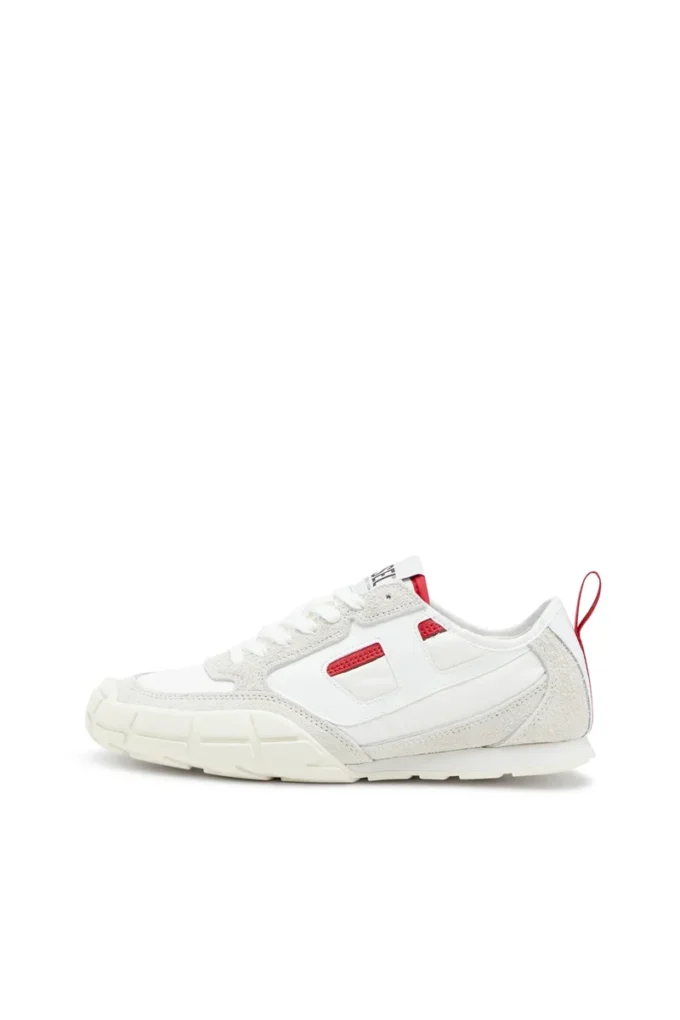 s-pagodha low w S-Pagodha-Sneakers en cuir, daim et ripstop