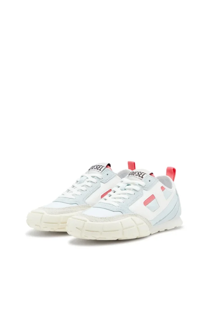 s-pagodha low w S-Pagodha-Sneakers en cuir, daim et ripstop