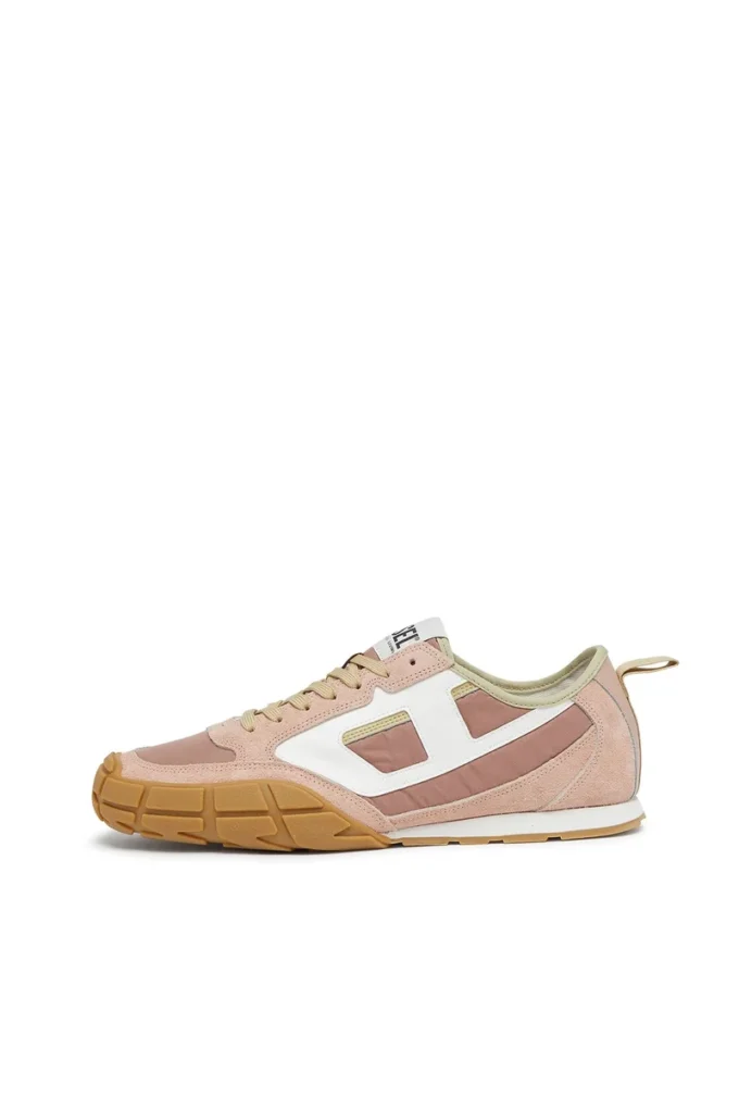 s-pagodha low w S-Pagodha-Sneakers en cuir, daim et ripstop