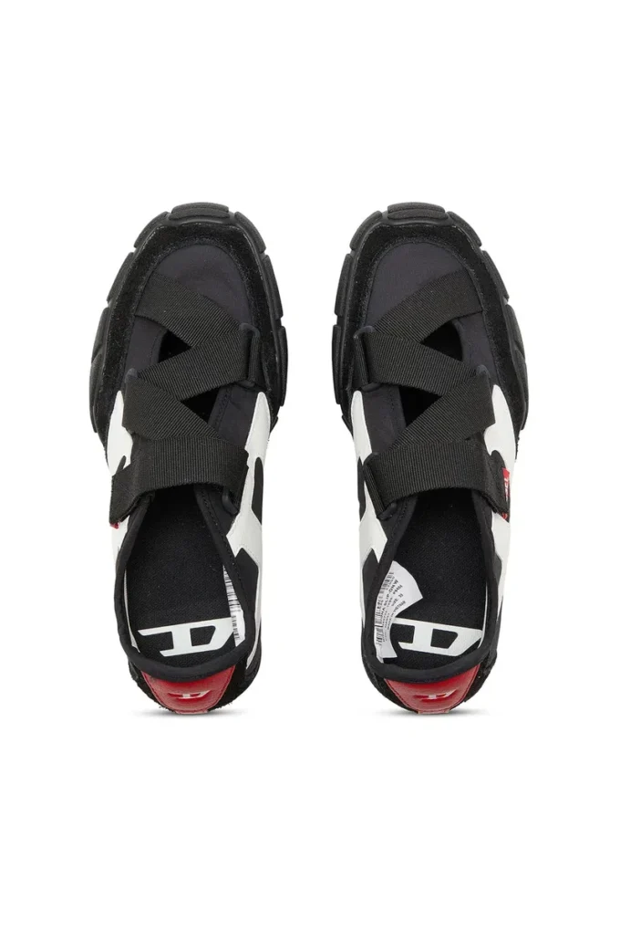 s-pagodha slip-on w S-Pagodha-Tongue-free strap sneakers en ripstop