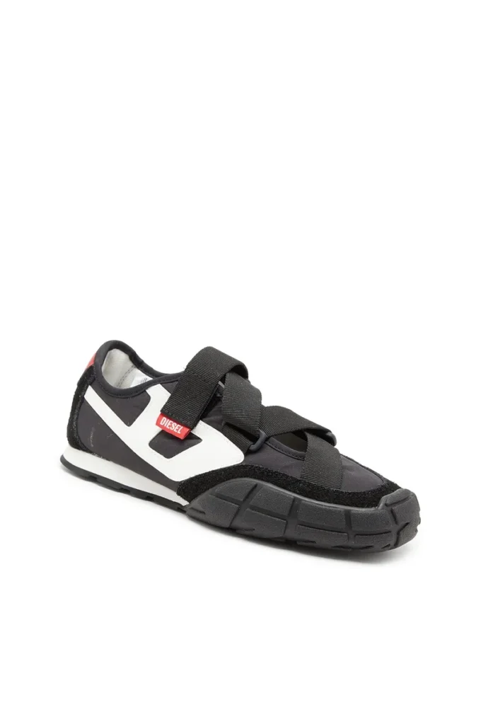 s-pagodha slip-on w S-Pagodha-Tongue-free strap sneakers en ripstop