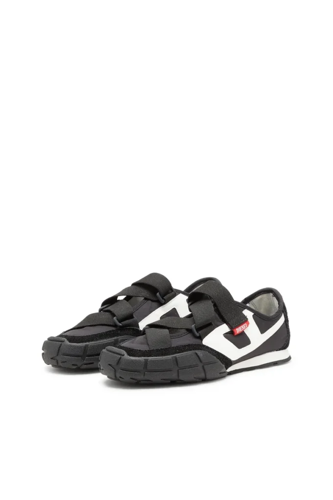 s-pagodha slip-on w S-Pagodha-Tongue-free strap sneakers en ripstop