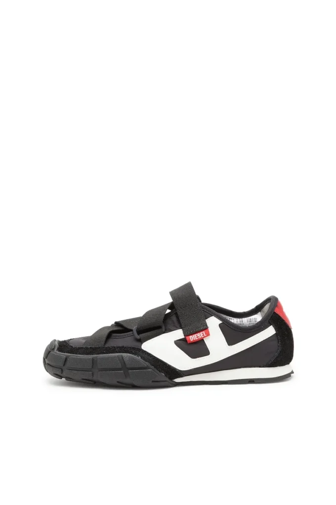 s-pagodha slip-on w S-Pagodha-Tongue-free strap sneakers en ripstop
