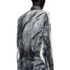 s-simply-bmcz Chemise en viscose imprimée avec fermeture à glissière sur le devant