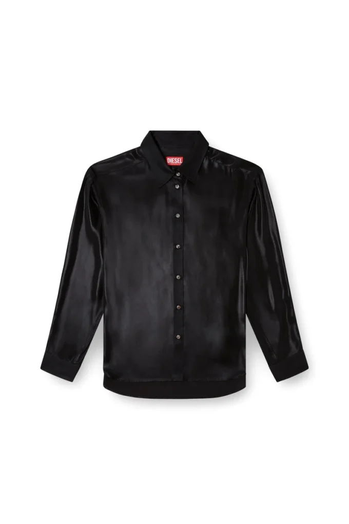 s-simply-c-wn-q1 Chemise fluide en tissu laminé