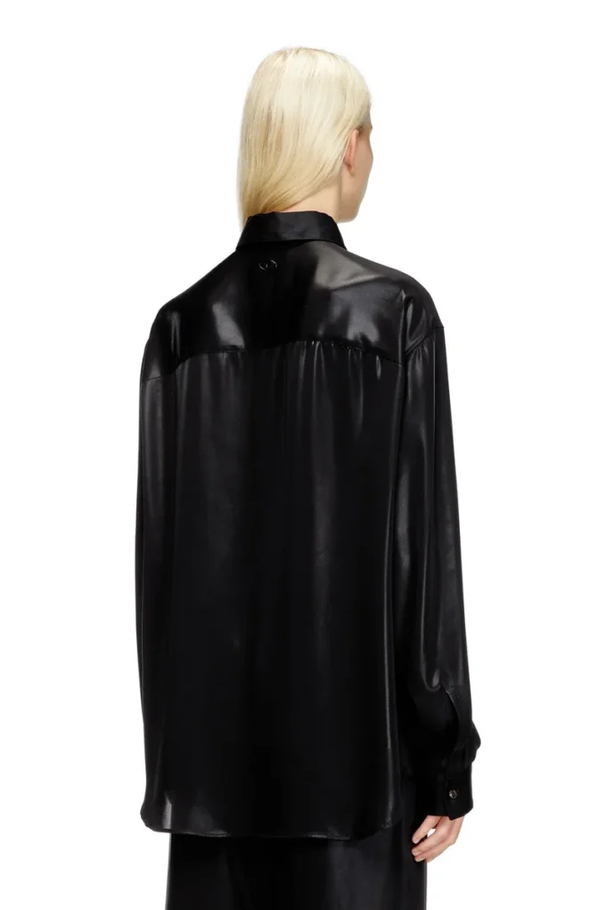 s-simply-c-wn-q1 Chemise fluide en tissu laminé