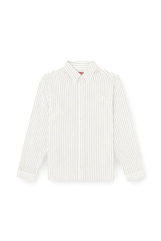 s-simply-gsbg Chemise en laine mélangée avec broderie ovale D
