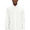 s-simply-gsbg Chemise en laine mélangée avec broderie ovale D