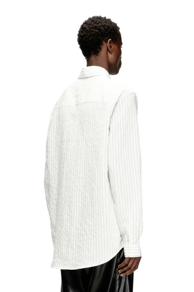 s-simply-gsbg Chemise en laine mélangée avec broderie ovale D