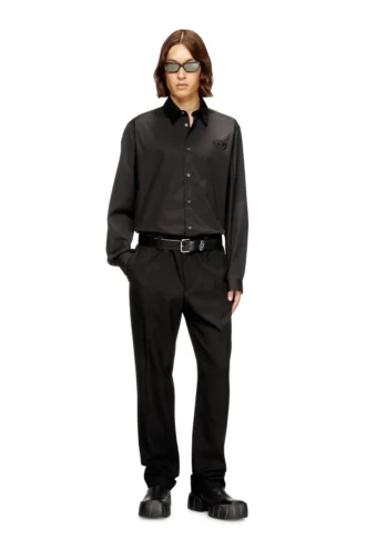 s-simply-gsbh Chemise en popeline stretch avec broderie