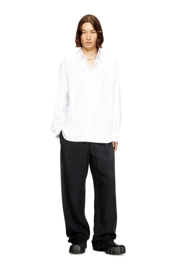 s-simply-gsbh Chemise en popeline stretch avec broderie