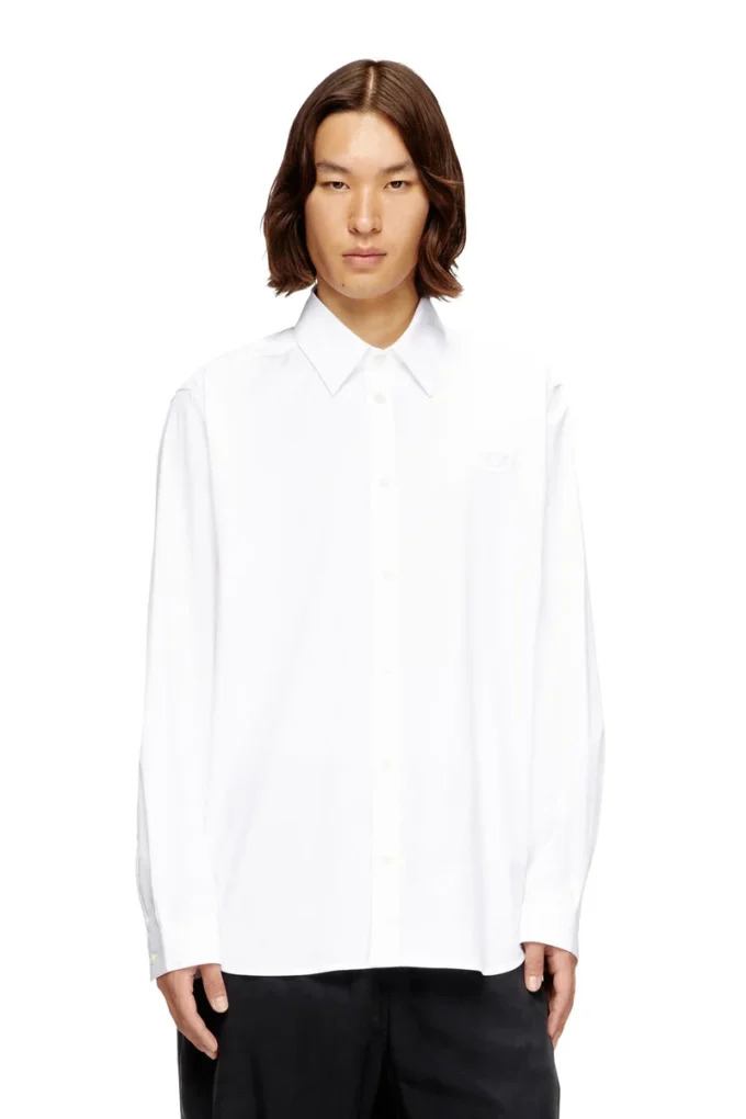 s-simply-gsbh Chemise en popeline stretch avec broderie