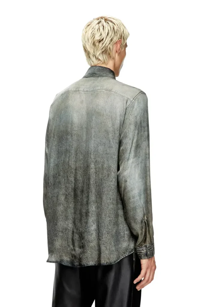 s-simply-lkct Chemise en viscose aspect denim