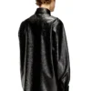 s-simply-qmbu Chemise texturée avec boutons griffés