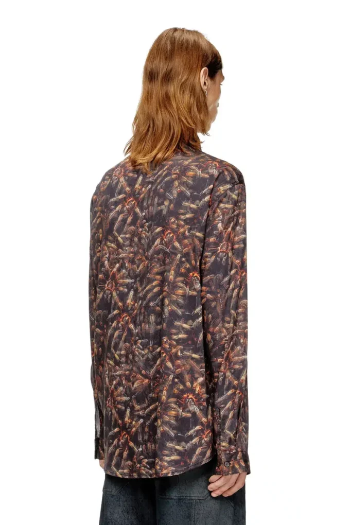 s-simply-spider-pjbk Chemise en lyocell avec imprimé intégral