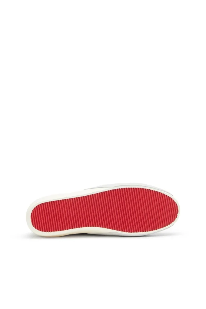 s-slante-d low Baskets S-Slante-D en daim et cuir avec logo D
