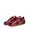 s-slante-d low Baskets S-Slante-D en daim et cuir avec logo D