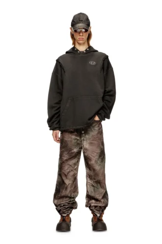 s-thug-hoodie Sweat à capuche effet délavé