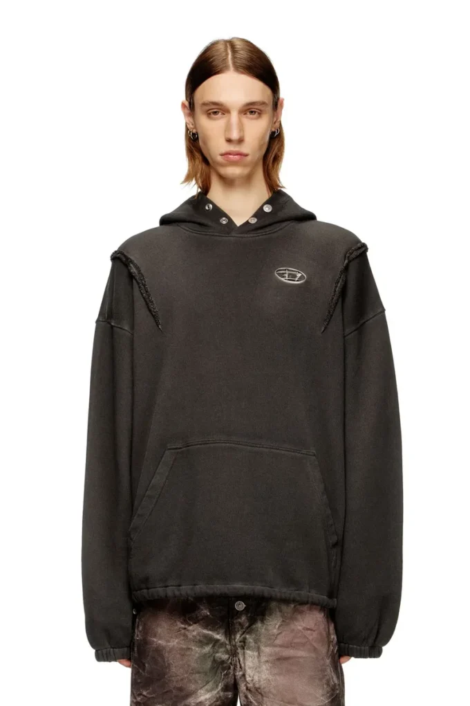 s-thug-hoodie Sweat à capuche effet délavé
