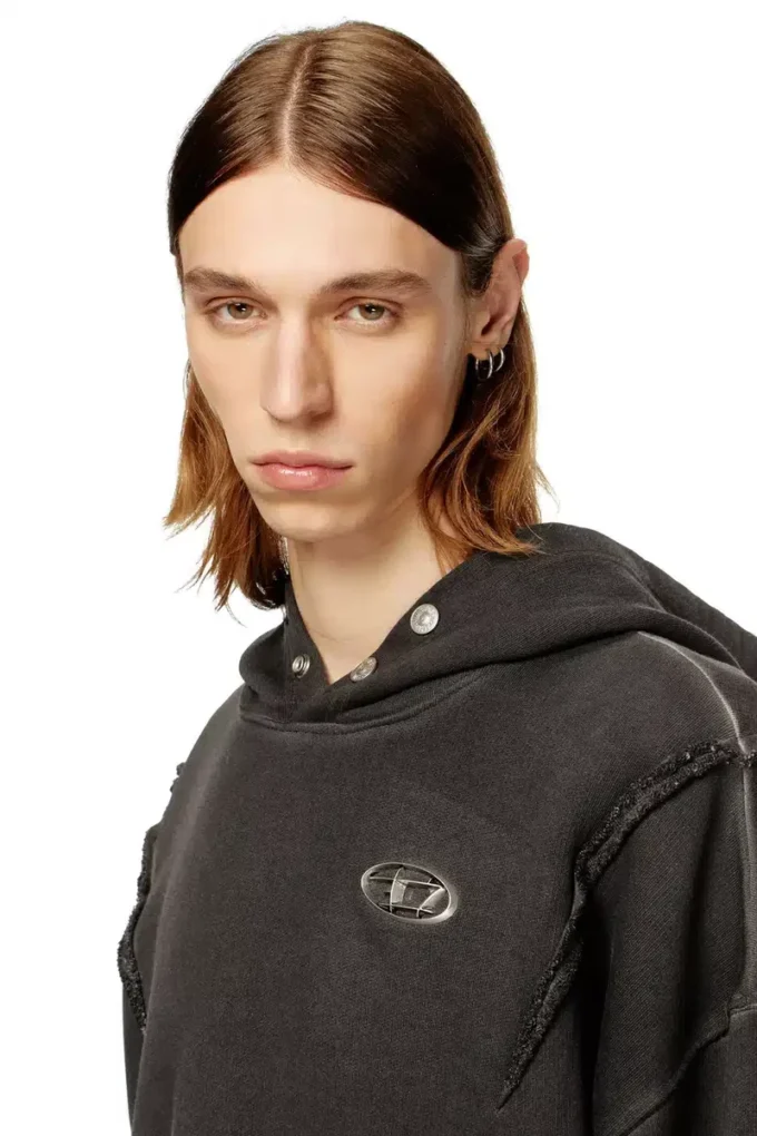 s-thug-hoodie Sweat à capuche effet délavé