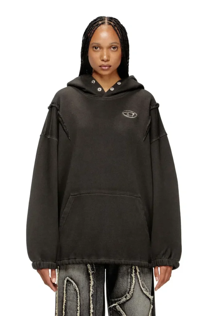 s-thug-hoodie Sweat à capuche effet délavé