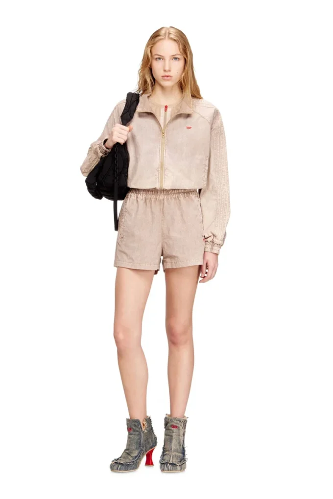 s-unny Short en nylon avec bandes latérales
