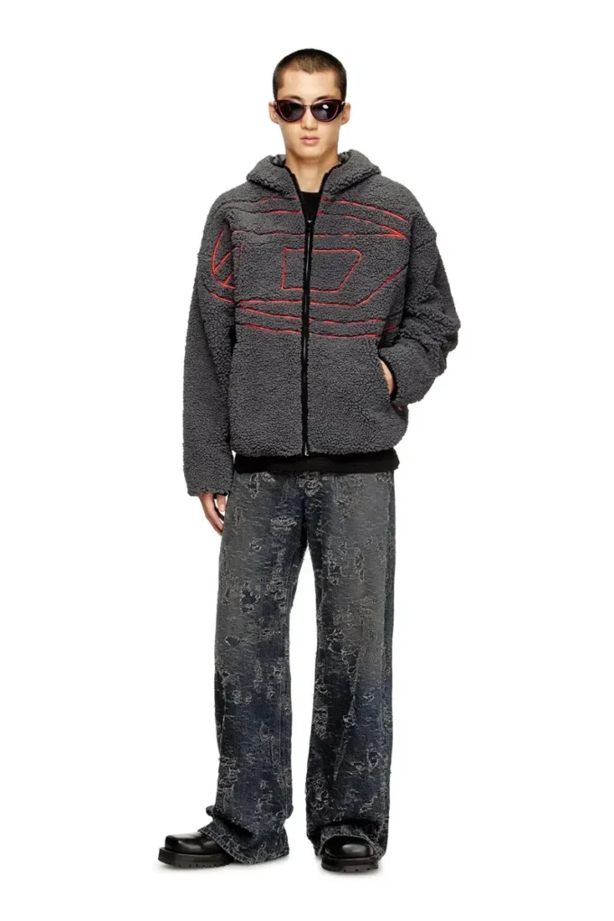 s-zat Sweat à capuche Teddy