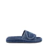 sa-slide d oval Sa-Slide D-Denim sandales à bride embossée