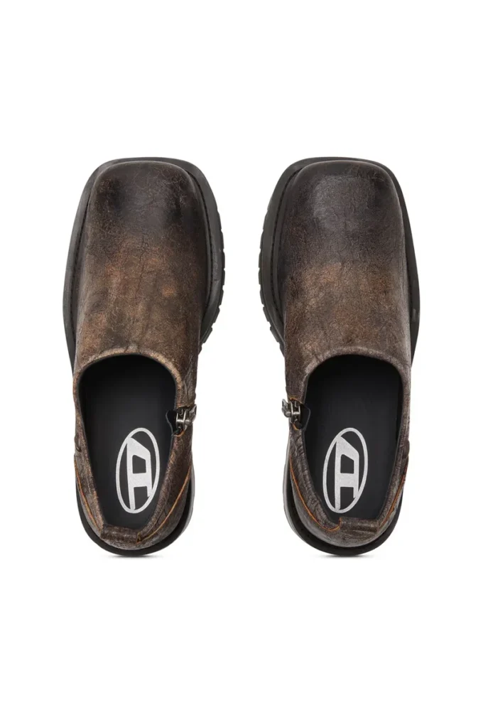 Sabot d-texan Chaussures D-Texan-Zipped en daim craquelé vieilli