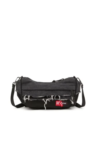 Sac à bandoulière Diesel Sac à bandoulière en denim délavé et CORDURA®