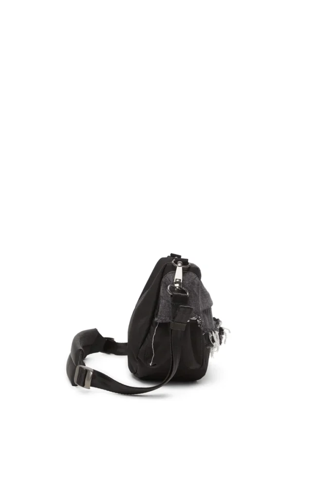 Sac à bandoulière Diesel Sac à bandoulière en denim délavé et CORDURA®