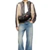 Sac à bandoulière Diesel Sac à bandoulière en denim délavé et CORDURA®