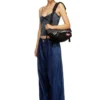 Sac à bandoulière Diesel Sac à bandoulière en denim délavé et CORDURA®