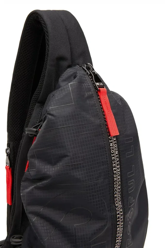 sac à bandoulière zip-d x Sac à dos Zip-D-Sling en jacquard à carreaux