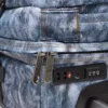 Sac cabine Diesel Transit&rsquo;r en denim trompe-l&rsquo;œil