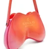 Sac coconut bl_m Sac à bandoulière Double-D-Glossy avec imprimé lotus