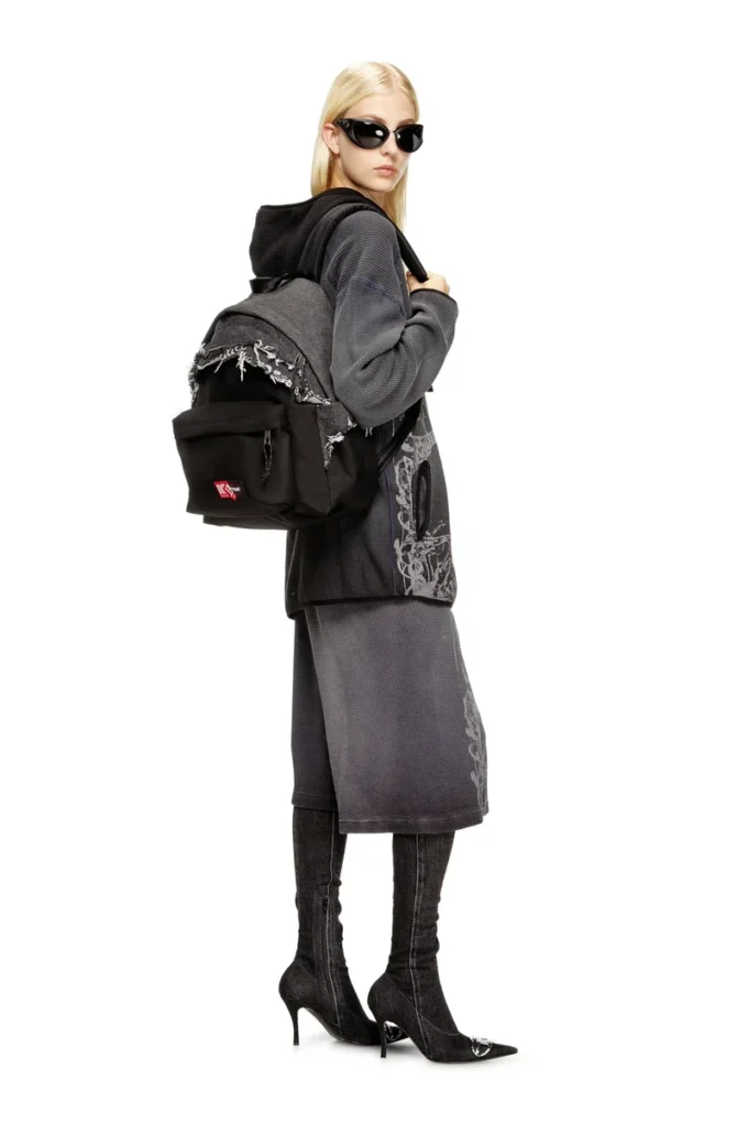 Sac à dos Diesel Day Pak&rsquo;r en denim délavé et CORDURA®