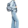 Sac à dos Diesel Day Pak&rsquo;r en denim trompe-l&rsquo;œil