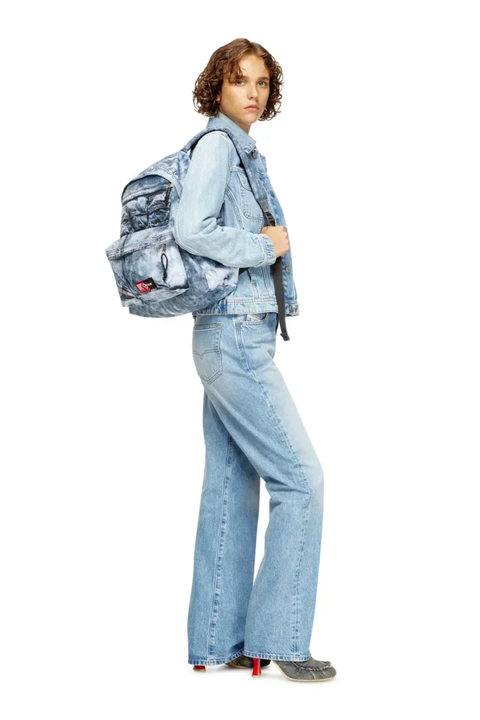 Sac à dos Diesel Day Pak&rsquo;r en denim trompe-l&rsquo;œil