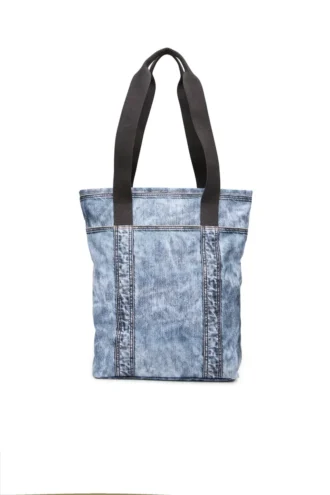 Sac fourre-tout Diesel Sac fourre-tout en denim trompe-l&rsquo;œil