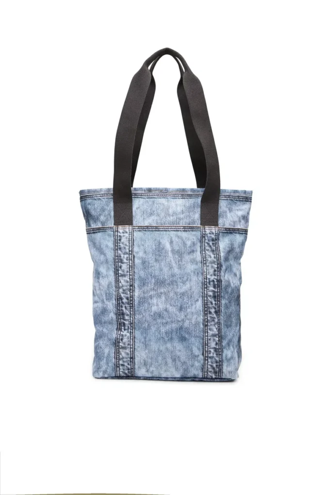 Sac fourre-tout Diesel Sac fourre-tout en denim trompe-l&rsquo;œil