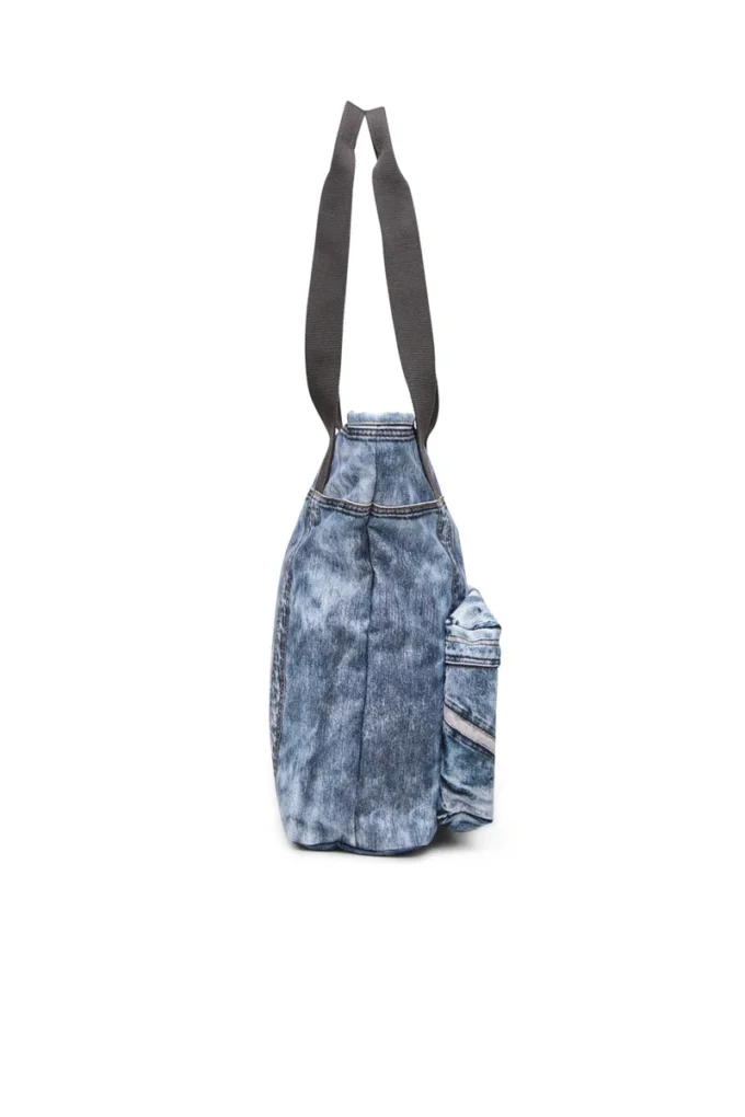 Sac fourre-tout Diesel Sac fourre-tout en denim trompe-l&rsquo;œil