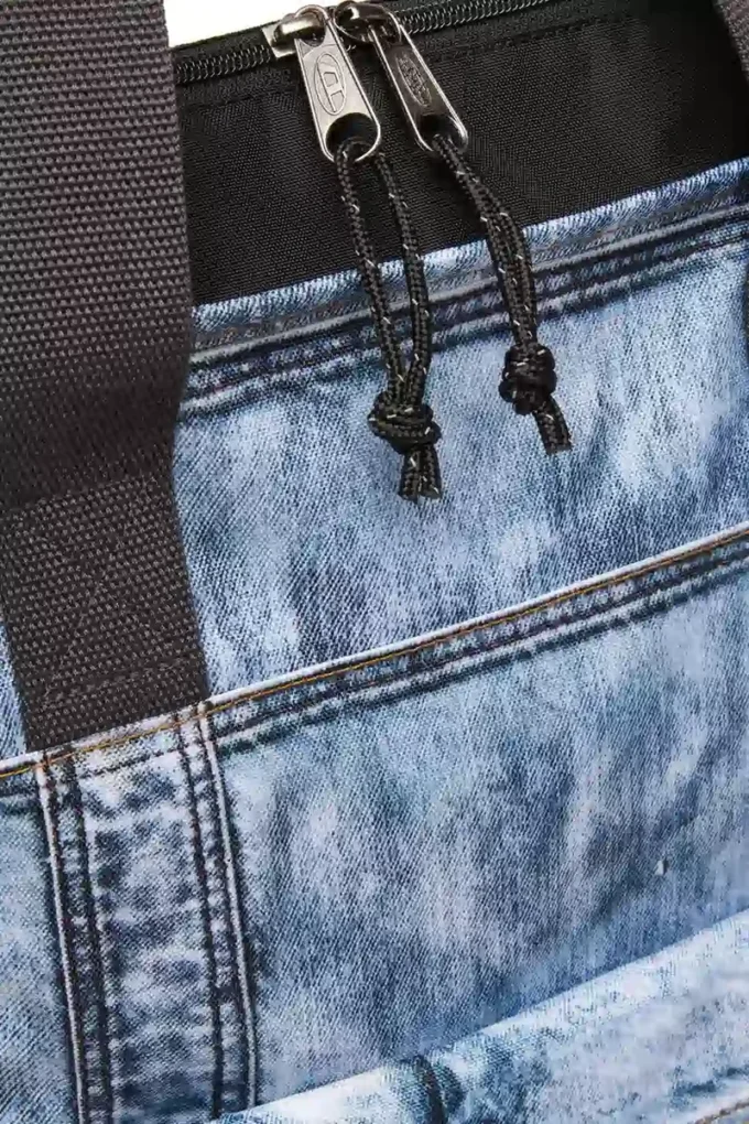 Sac fourre-tout Diesel Sac fourre-tout en denim trompe-l&rsquo;œil