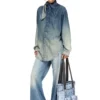 Sac fourre-tout Diesel Sac fourre-tout en denim trompe-l&rsquo;œil