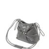 Sac Scrunch-D-Bucket Sac Scrunch-D-Bucket en cuir brillant froissé