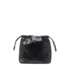 Sac Scrunch-D-Bucket Sac Scrunch-D-Bucket en cuir brillant froissé